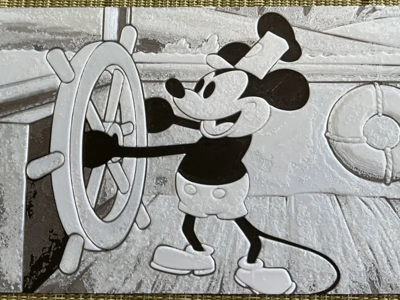 Steamboat Willie - HueForge Model