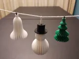 Christmas Tree Decorations - Snowman, Bell, Tree, Baubles-2