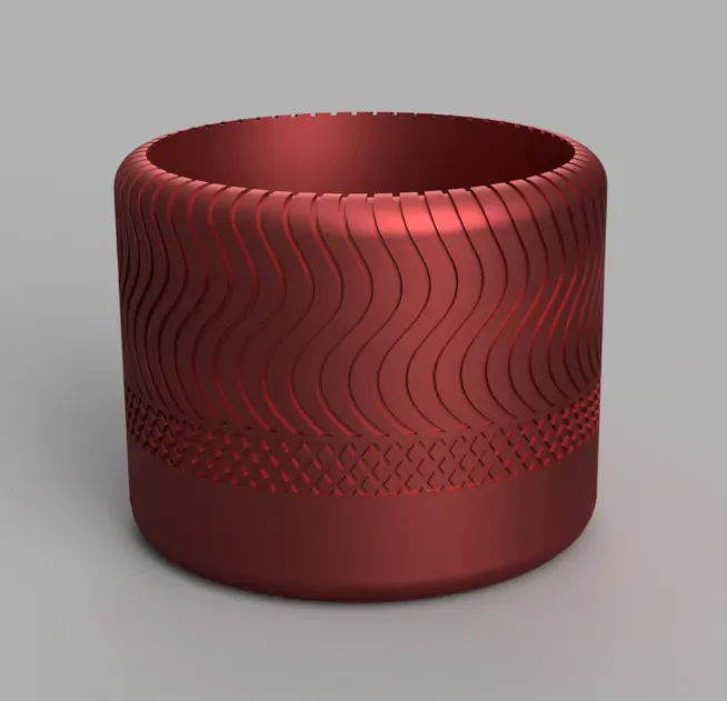 Mini Vaso per Piante con Motivo