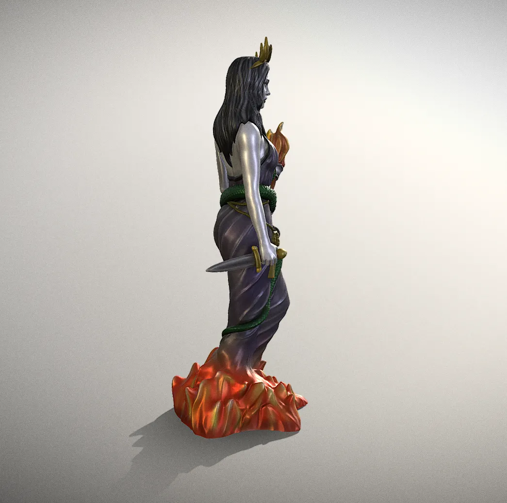 Hecate goddess statue 3D printable model