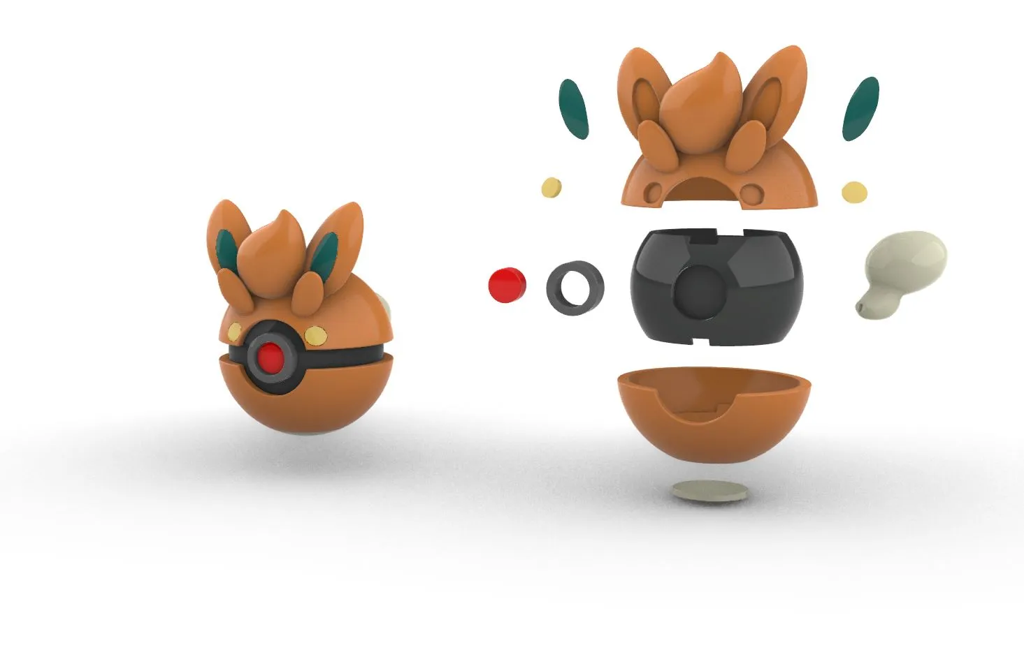 Pokeball 921 Pawmi | 3D models download | Creality Cloud