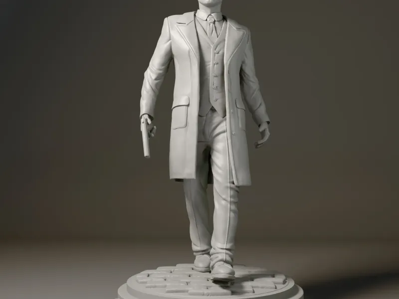 Tommy Shelby Sculpture Multi-Part - Peaky Blinders Fan Art