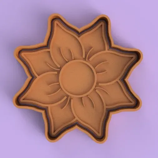 FLOWER CUTTER + STAMP / CORTANTE + ESTAMPA FLOR