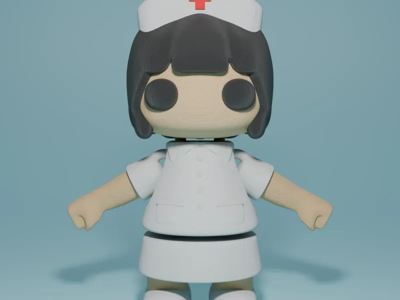 3D Printable Flexi Nurse