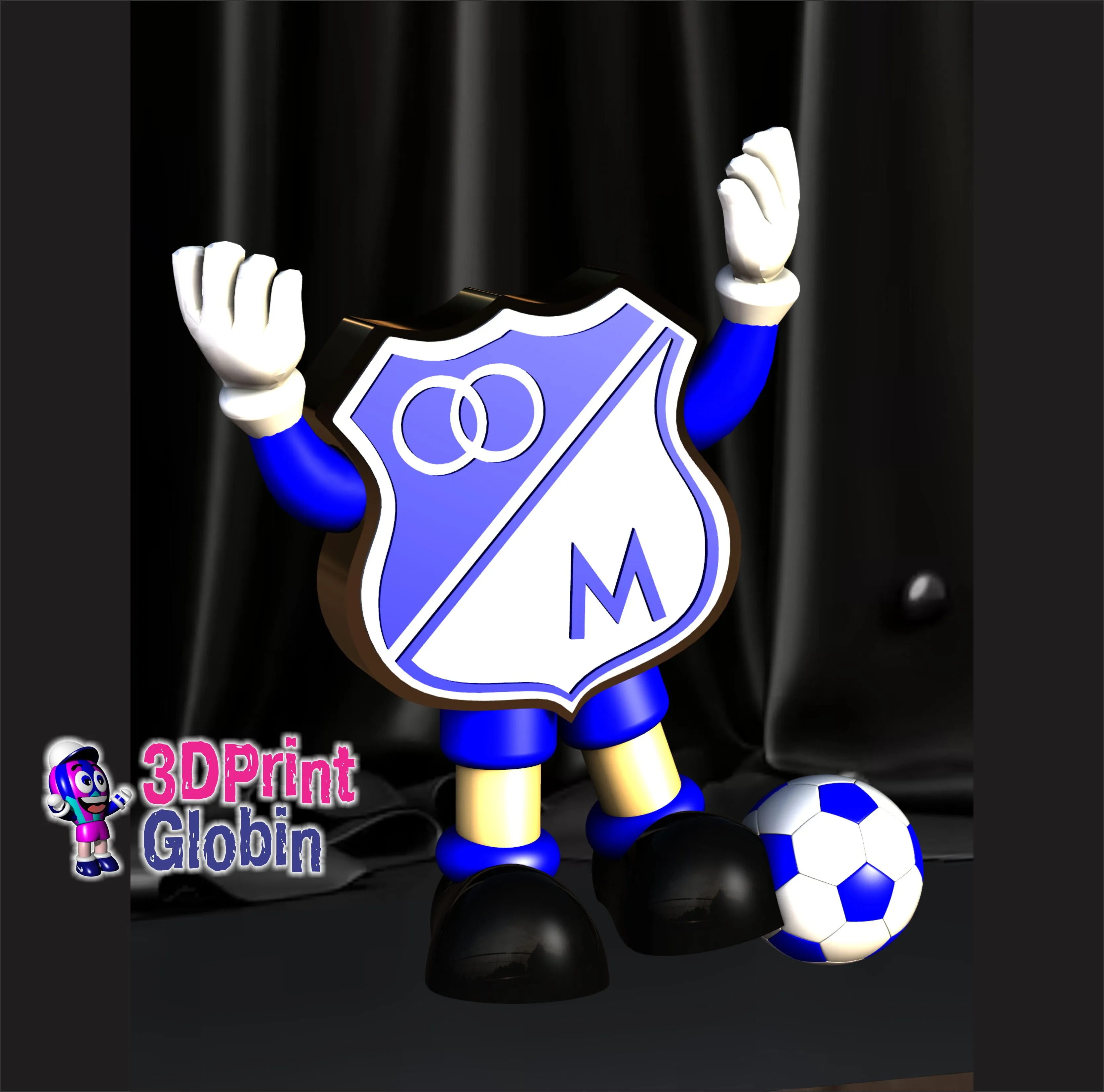ESCUDO MASCOTA MILLONARIOS