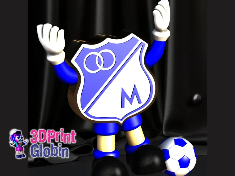 ESCUDO MASCOTE MILLONARIOS