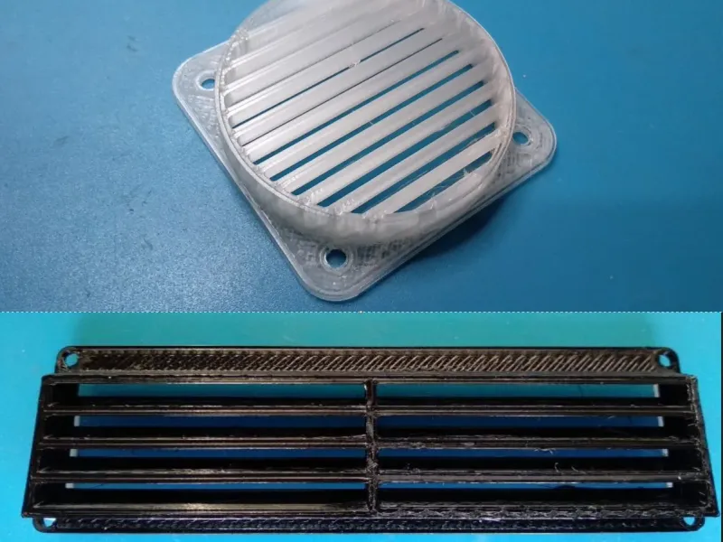 Sfiati per armadio con ventola da 60 mm e sfiato rettangolare inclinato