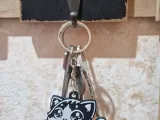 Cute cat keychain-4