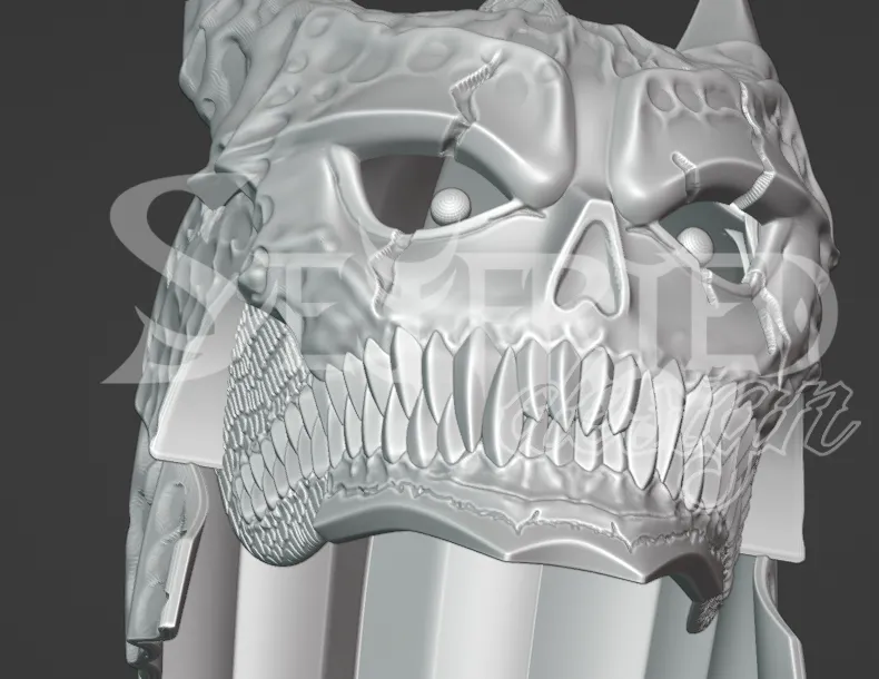 Kaiju No.8 Number 8 fully wearable cosplay helmet