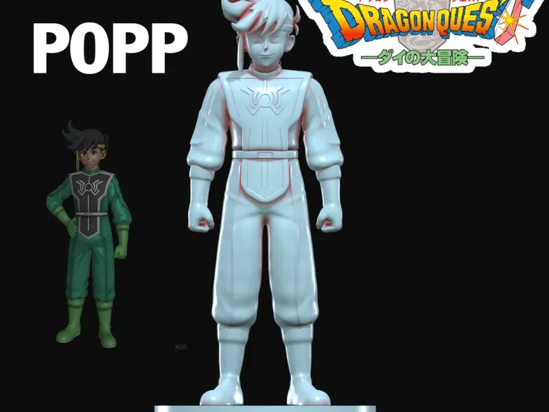Popp - Dragon Quest: The Adventure of Dai - 3d print