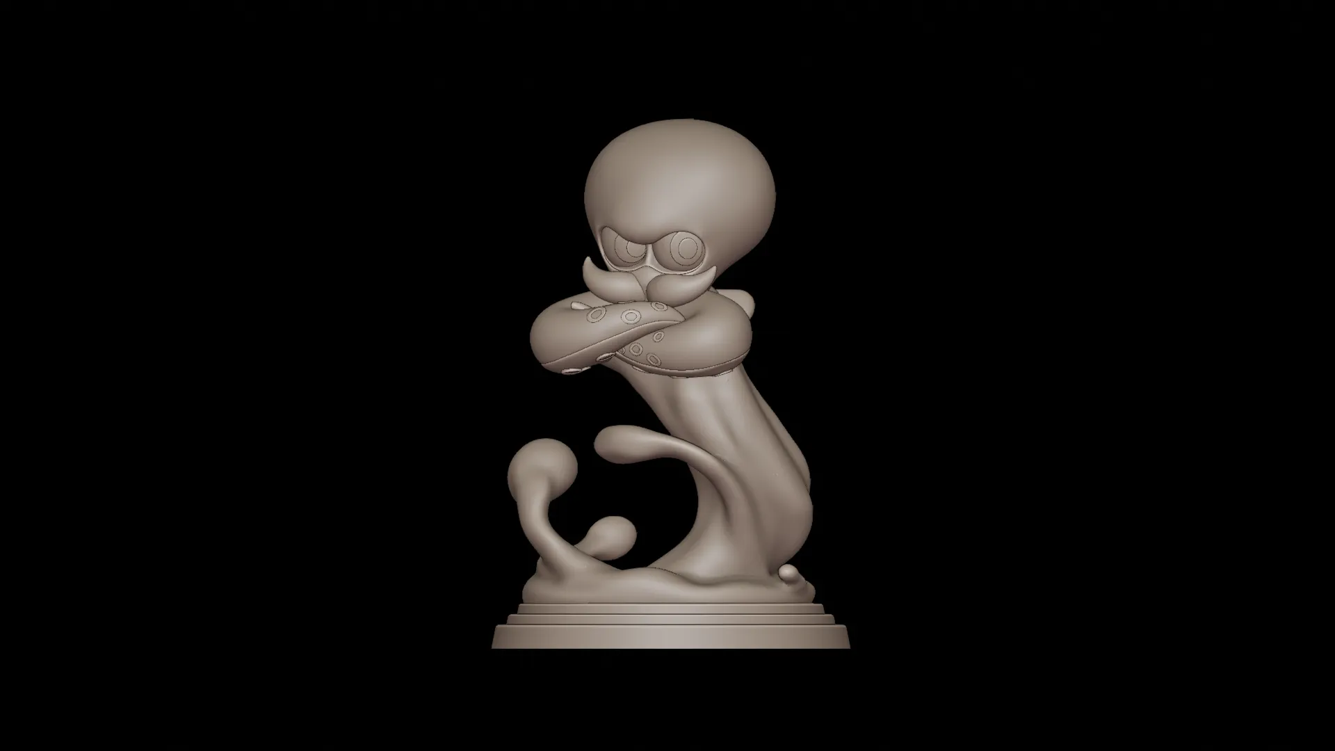 Octoling Amiibo - Splatoon Fan Art