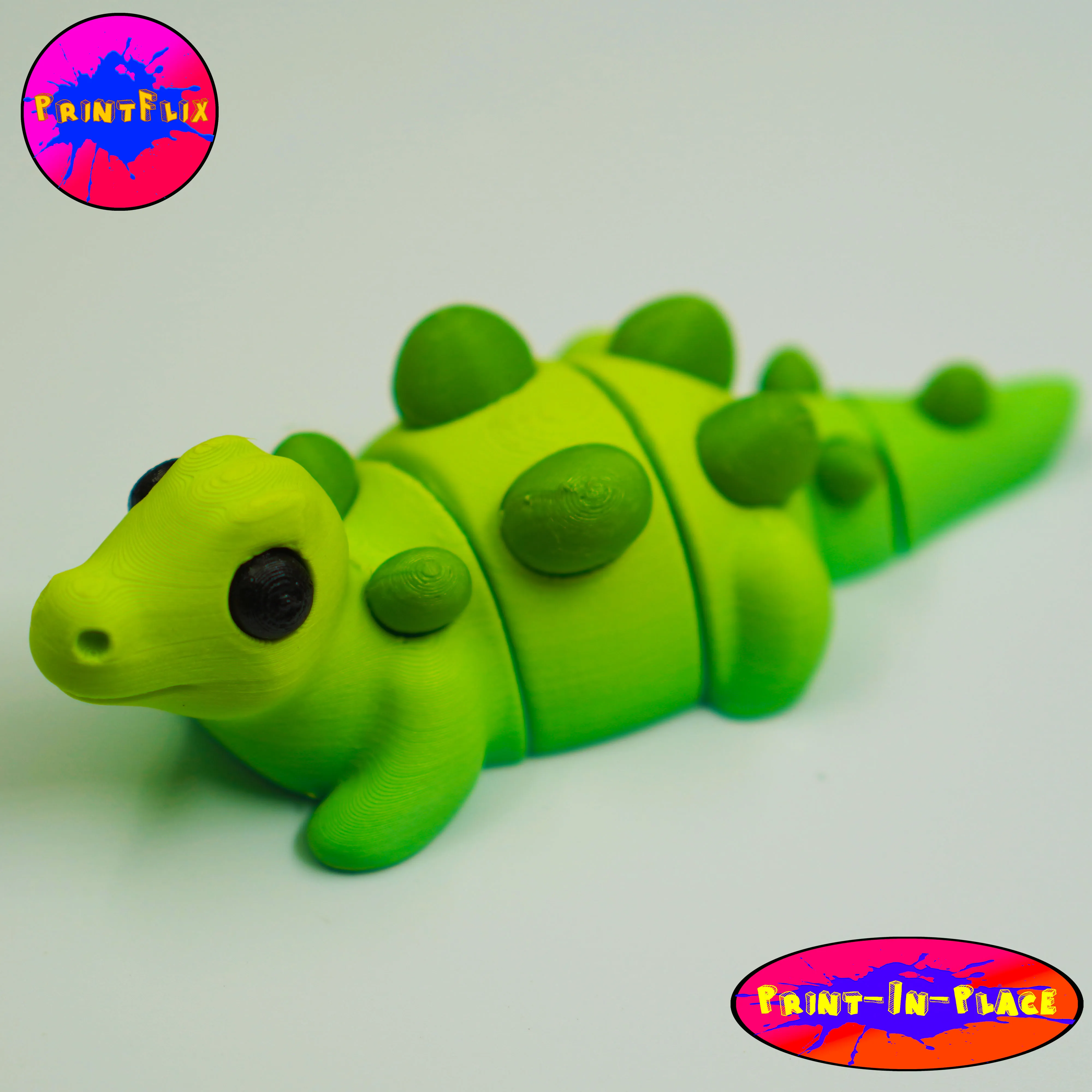 Cute Flexi Tiny STEGOSAURUS (DINOSAUR)