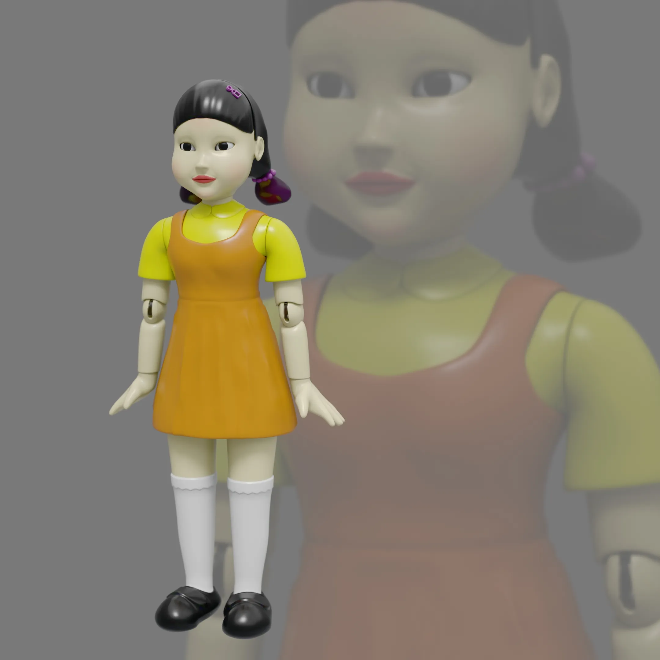 Giant Doll: Squid Game Fan Art Tribute