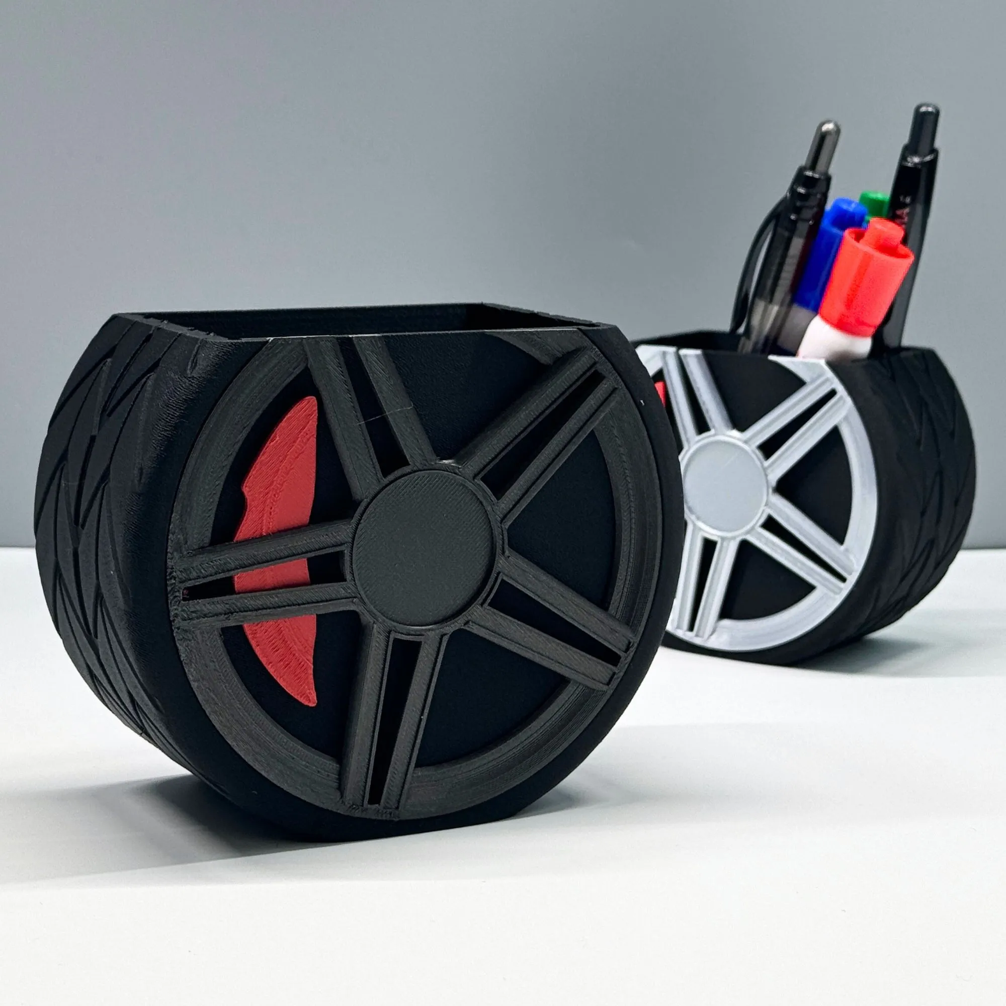 3D Printable Car Wheel Desktop Accessory