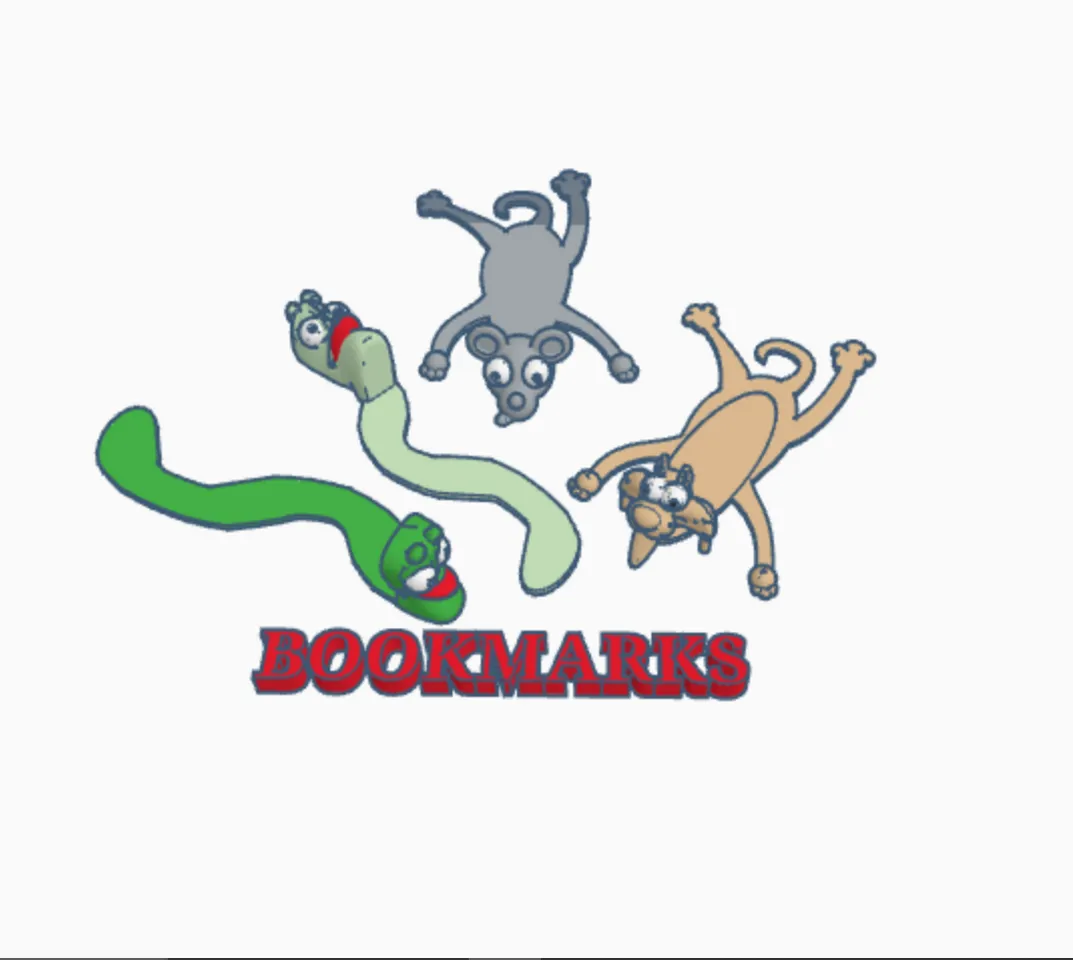 Animal Book Markers