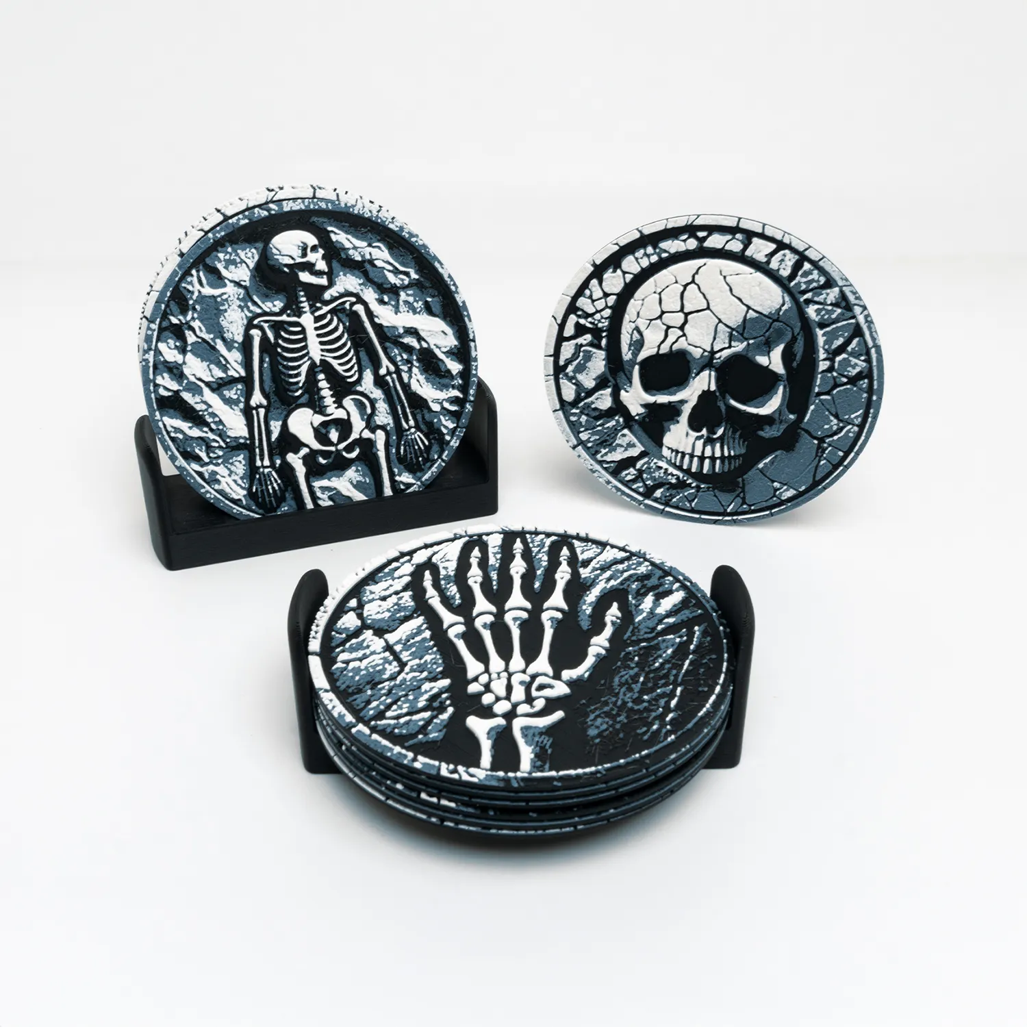 Skeleton Fossil Coasters