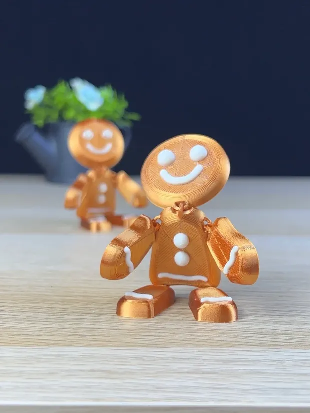 Articulated gingerbread man