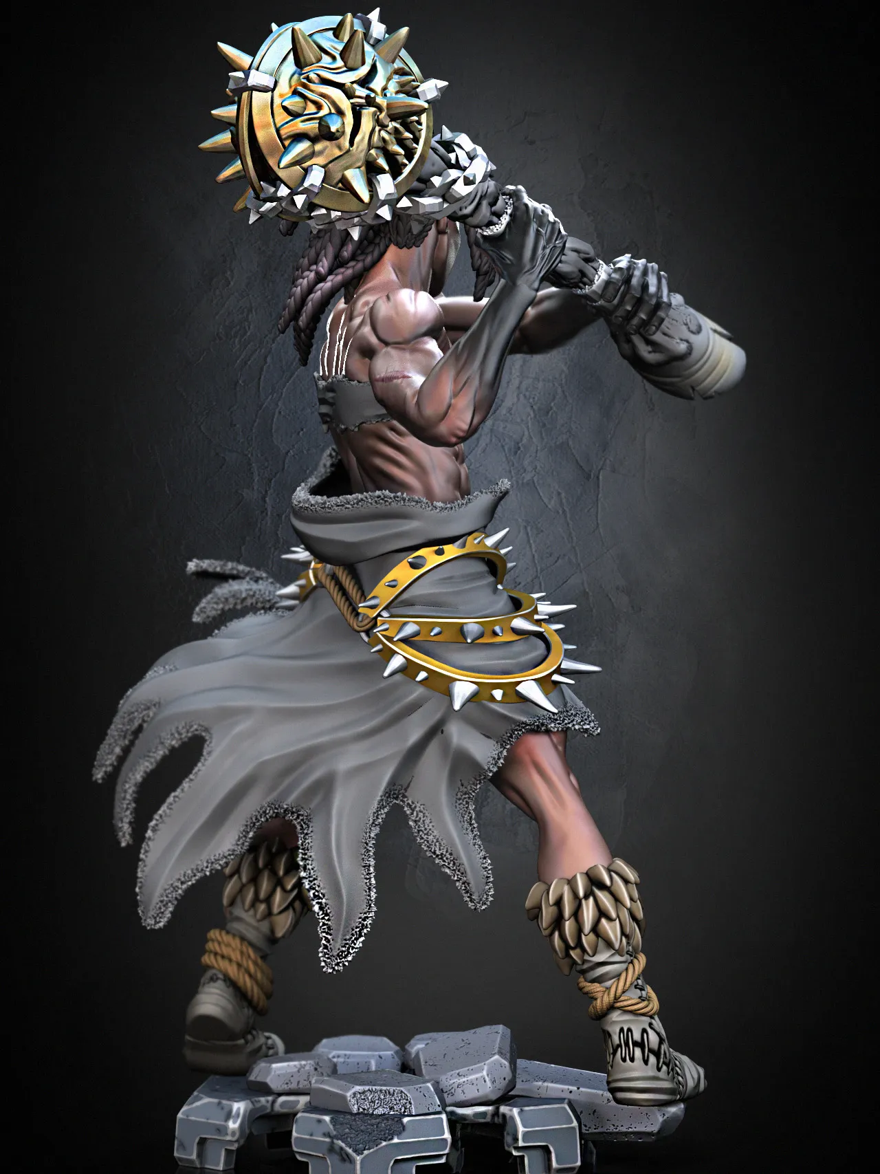 TINA THE AMAZON - FAMINE ARMOR SET