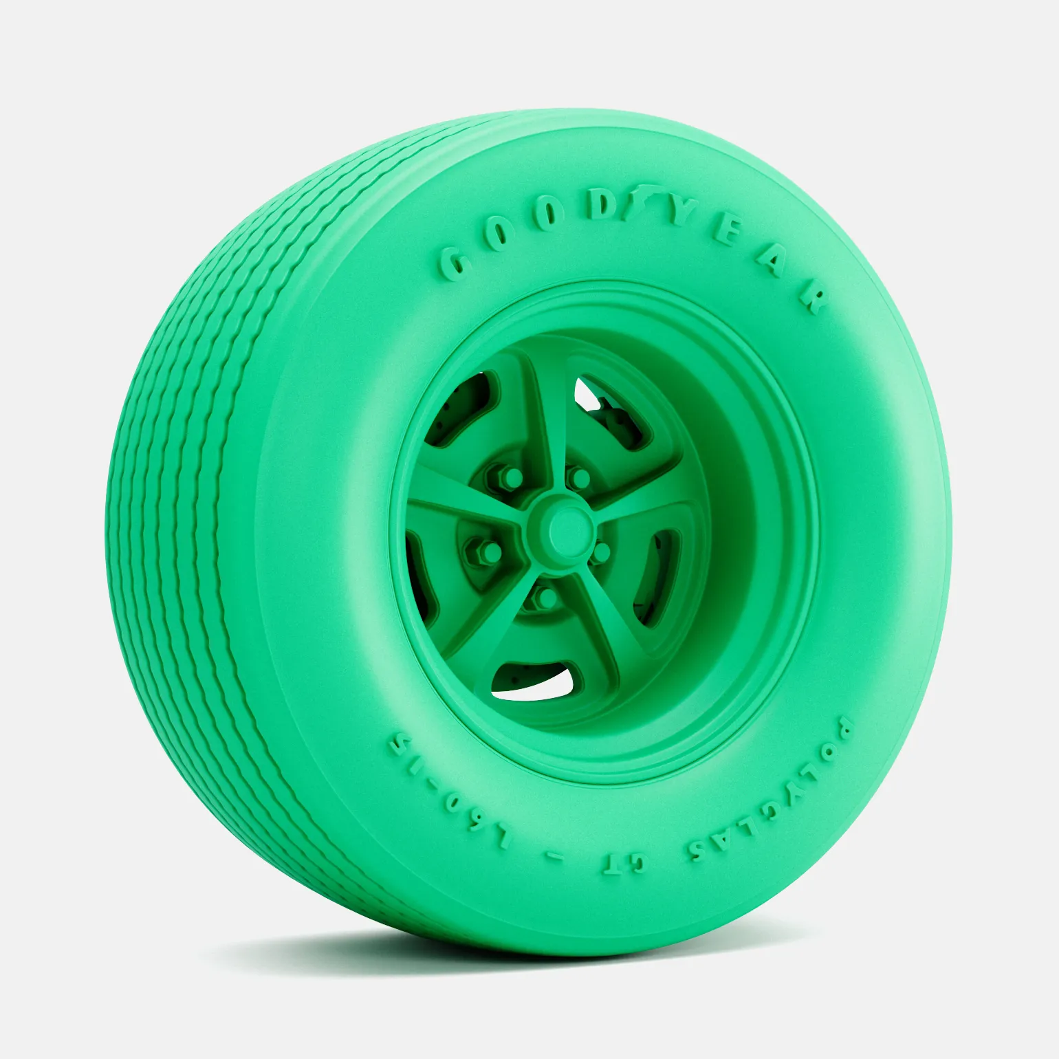1/24 Scale, 15x10 Magnum 500 Wheel, Goodyear Polyglas Tire