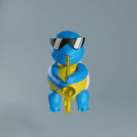 POKEMON SQUIRTLE SAXOFÓN