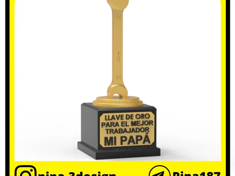 FATHER'S DAY TROPHY - TRABAJADOR - WORKER