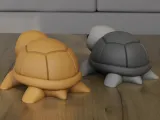 Cute Minimalist Turtle 3D Printable STL Model-5