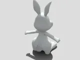 Cartoon easter bunny-3