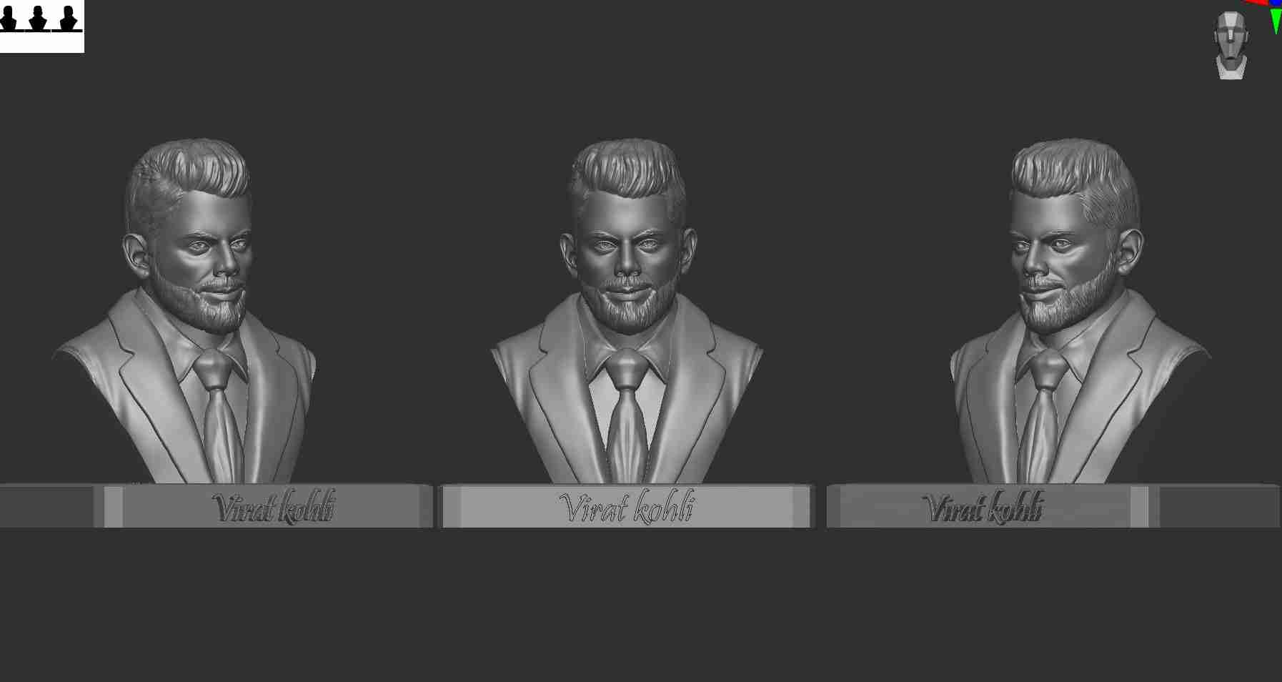 Virat Kohli 3D Models Download Creality Cloud virat-kohli-3d-models-download-creality-cloud