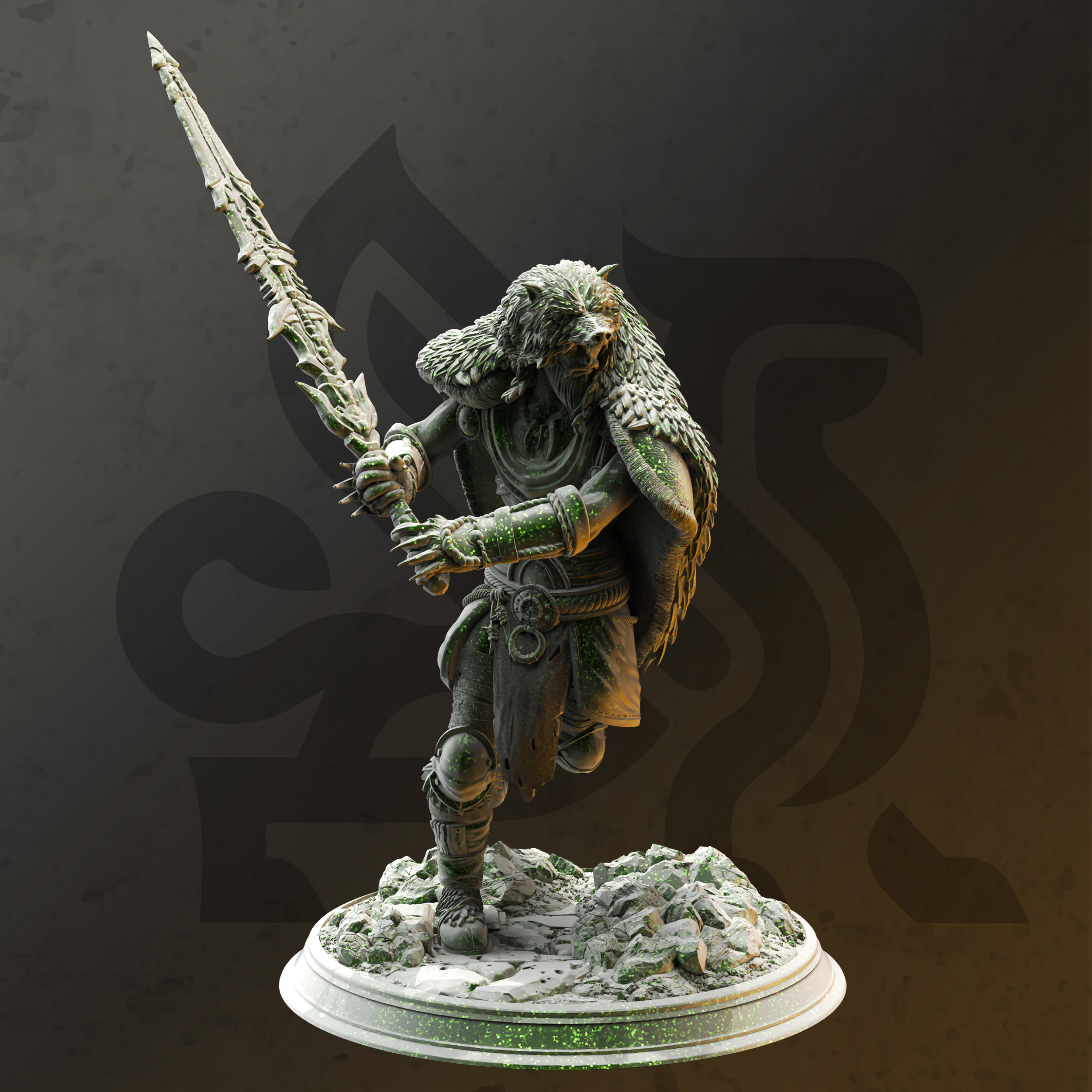 Druidic Barbarian - Aloxian