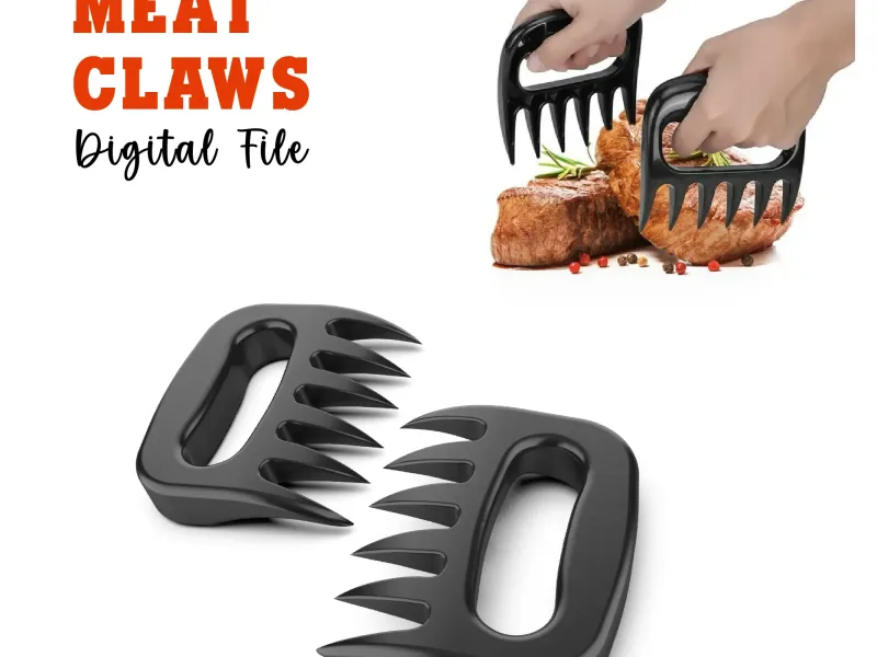 3D Meat Claw, BBQ Meat Shredders, 3D BBQ Tool