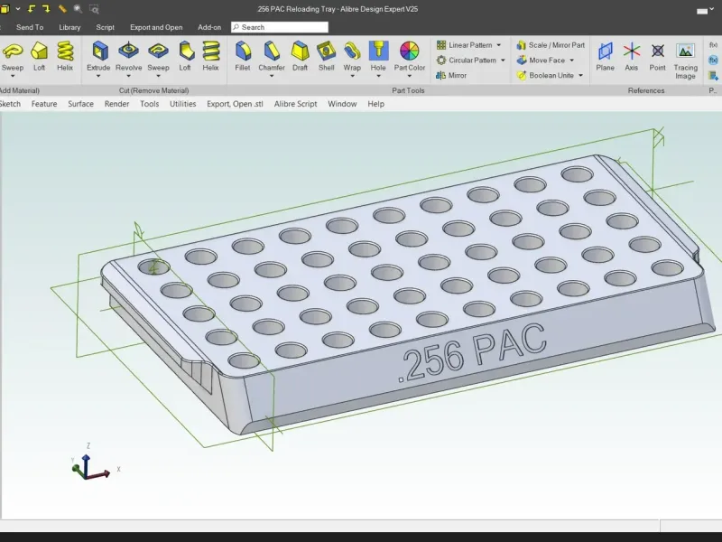 256 PAC Herlaadblok