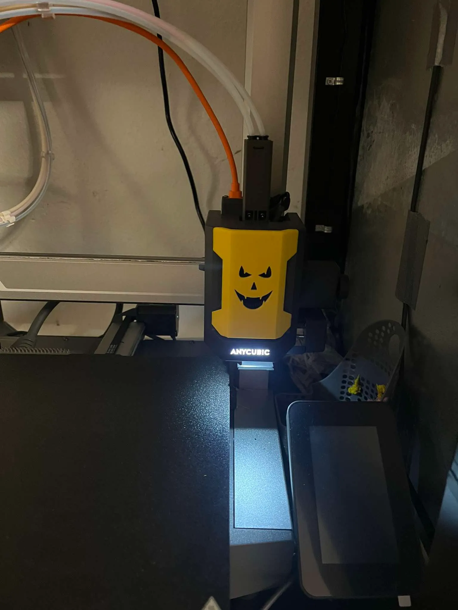 Anycubic Kobra 3 combo hotend cover, halloween, spooky, lots