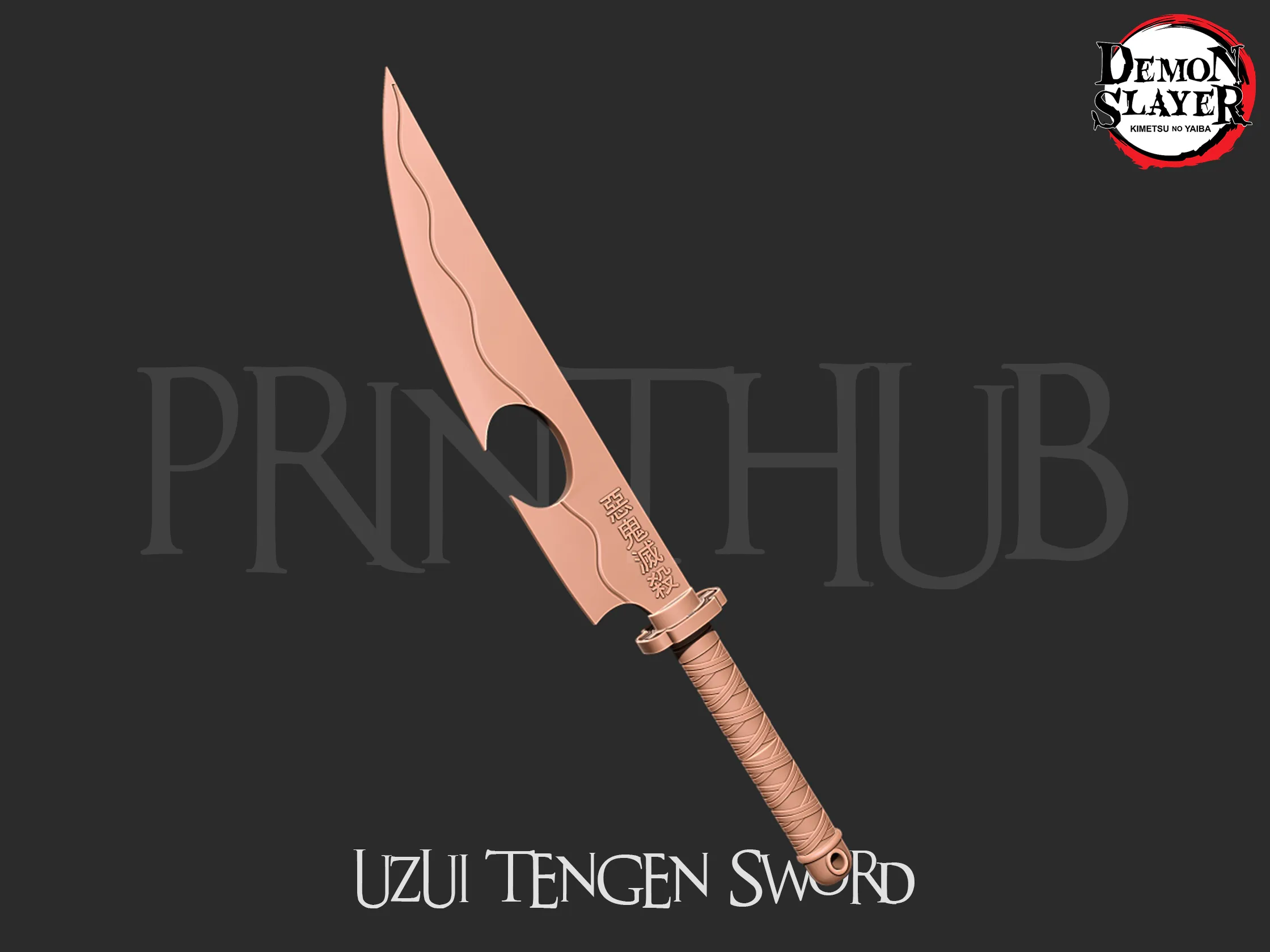 Demon Slayer Tengen Uzui Sword - Kimetsu No Yaiba