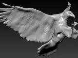 Sculptured eagle - 3D print-1
