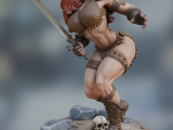 Red Sonja - Warrior Queen - Miniature or Statue-2
