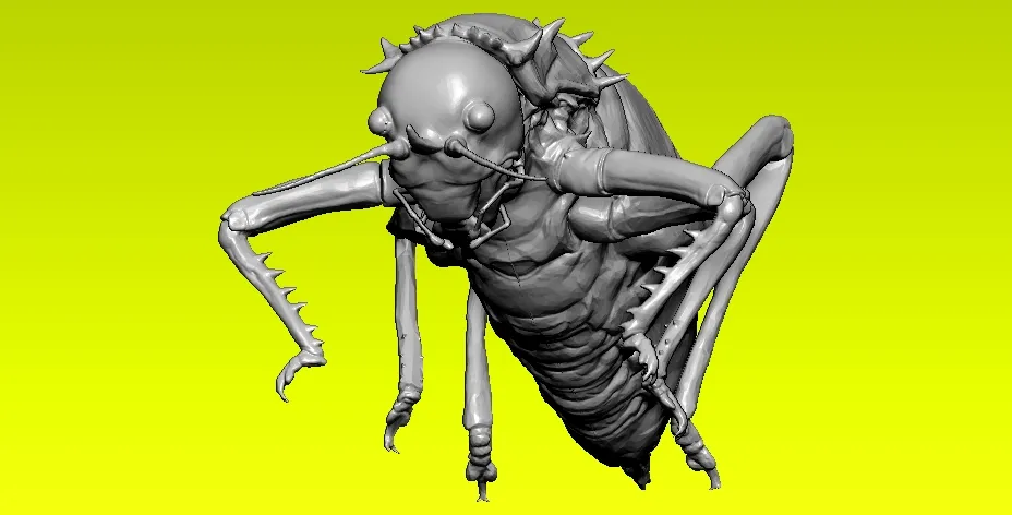 Insect-cricket model - 3D print