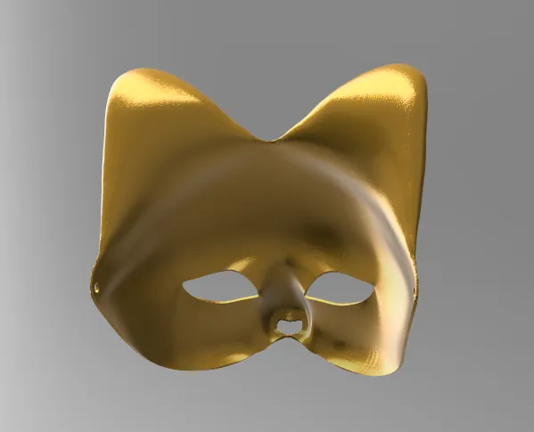 Masque Chat Design 3D | Modèle de Cosplay et Déguisement