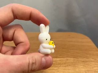 Easter Bunny with Chick
