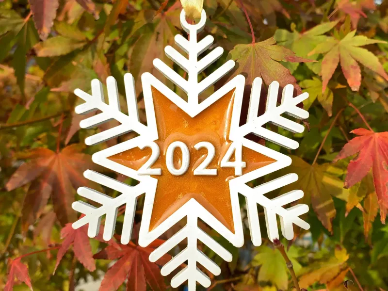 Christmas Snowflake 2024 Decoration