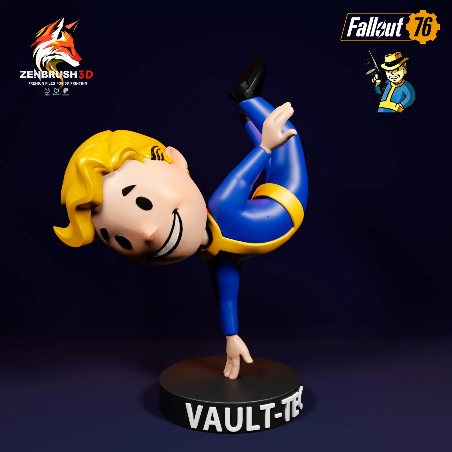 BOBBLEHEAD PACK 2 - FALLOUT 3D PRINTING - STL