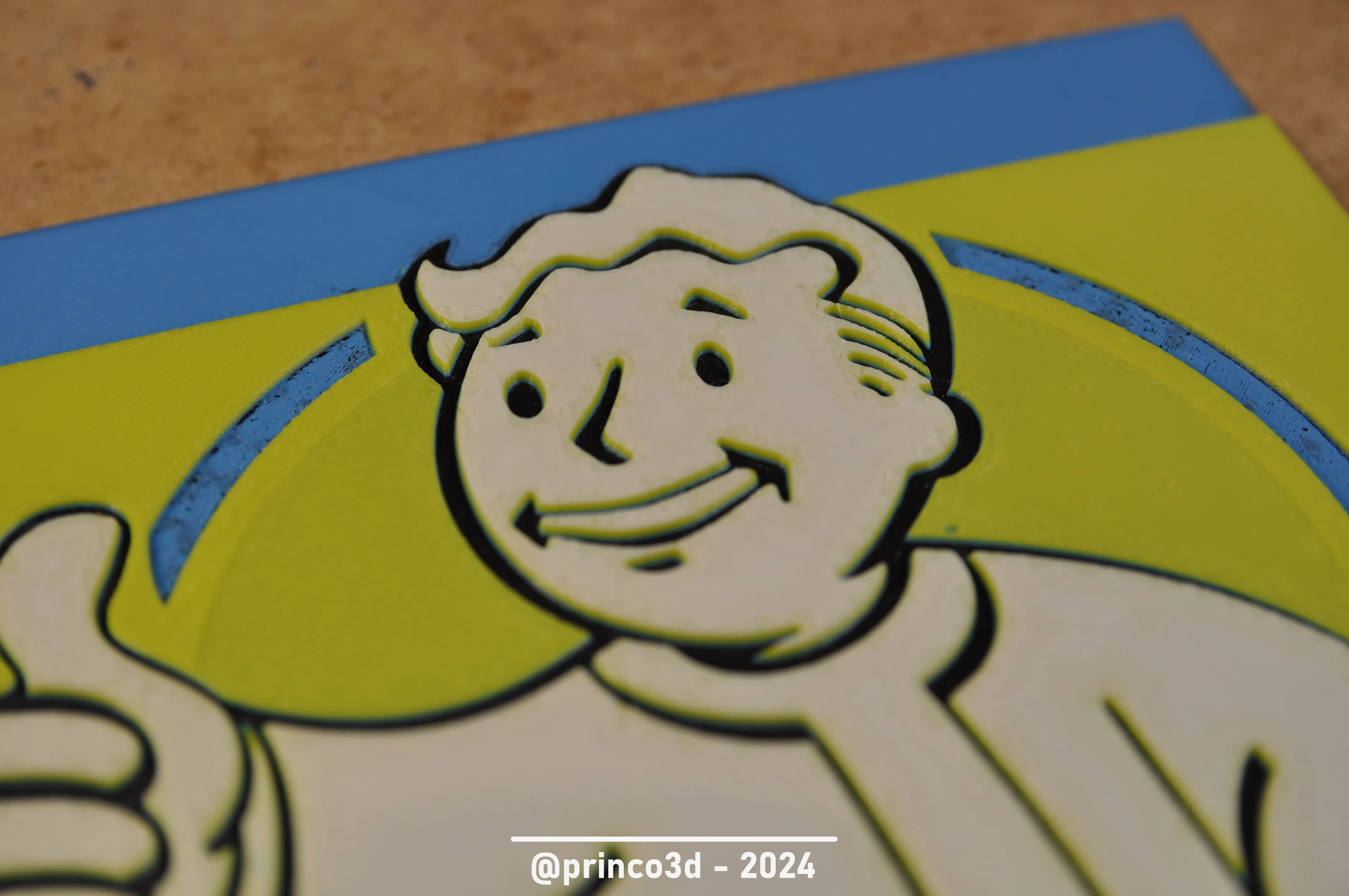 Vault Boy Fallout - HueForge