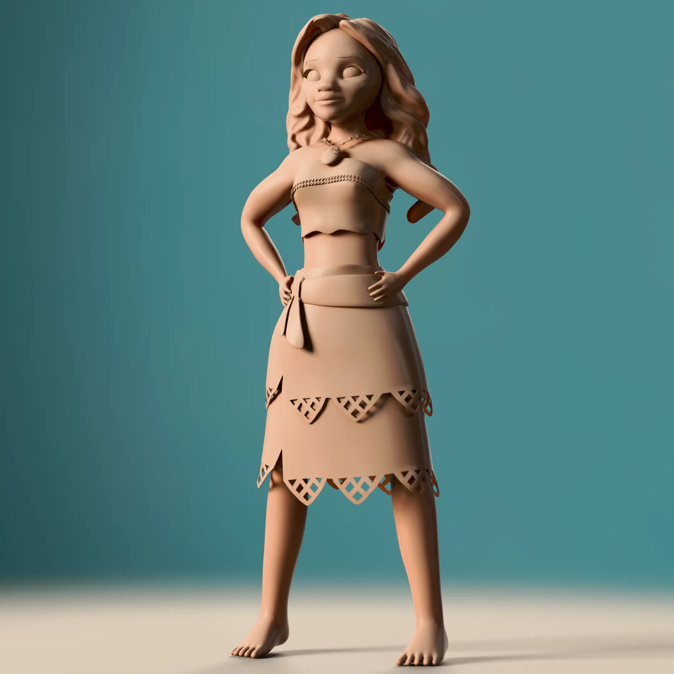 Moana Fan Art Figure – Inspirational Island Heroine 🌺✨