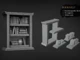 Bookshelf and Cupboard-1
