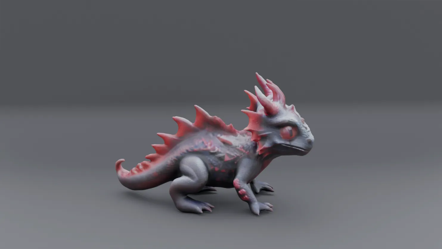 Wingless Red Dragon #1 | 3D models download | Creality Cloud