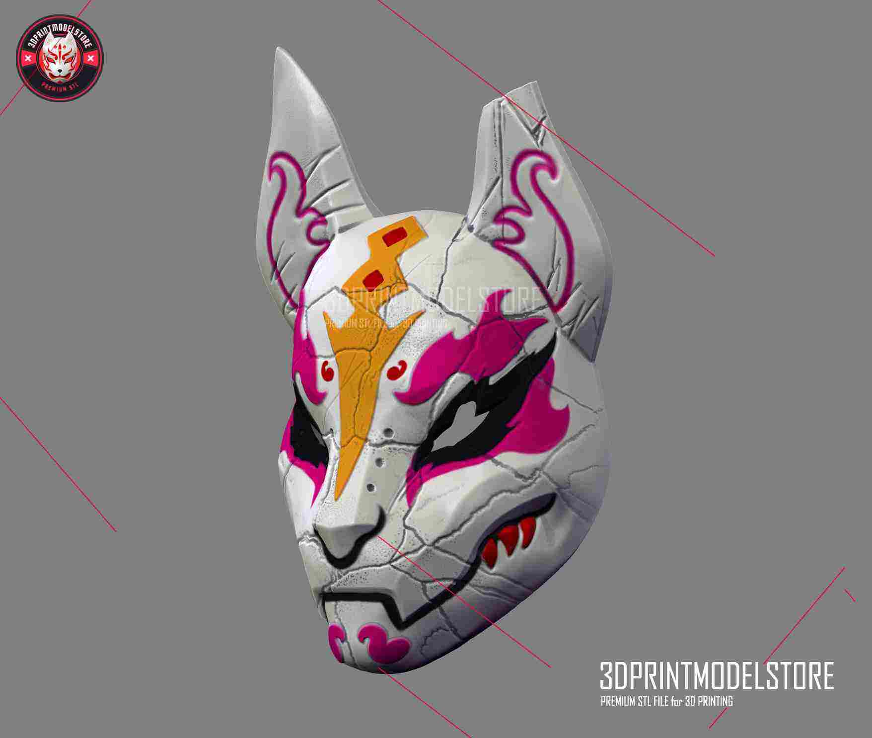 Drift Kitsune Mask