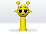 Simon Yellow Sprunki STL, 3mf, Obj, 3D Model Split file-2