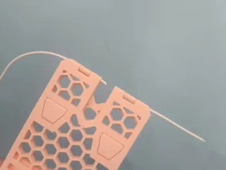 One piece printing folding phone holder