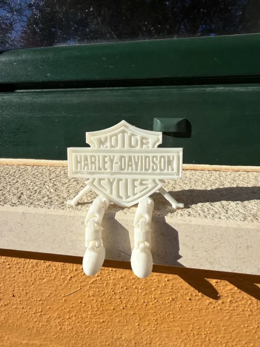Articulated Harley Davidson buddy