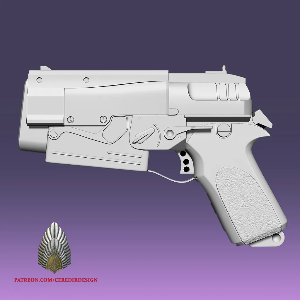 Fallout 10mm Cosplay 3d digital download
