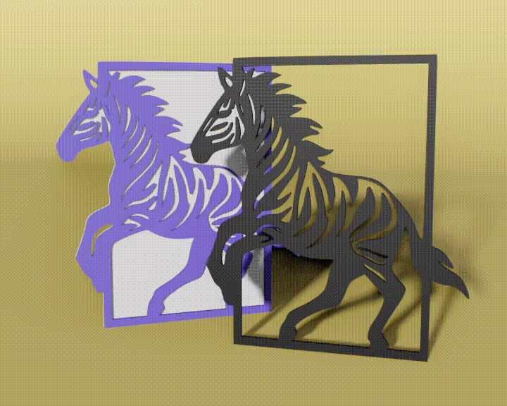 Zebra plus silhouette-4